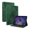 Étui Samsung Galaxy Tab A11 / A9 Papillon Fleur Simili Cuir Porte-cart