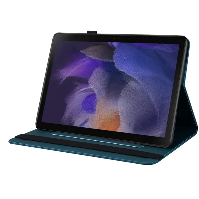 Étui Samsung Galaxy Tab A11 / A9 Papillon Fleur Simili Cuir Porte-cart