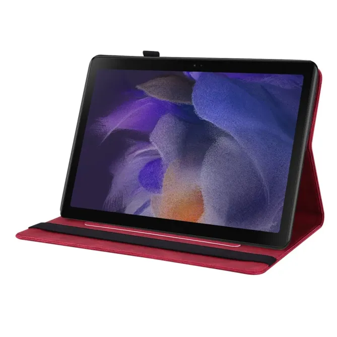 Étui Samsung Galaxy Tab A11 / A9 Papillon Fleur Simili Cuir Porte-cart