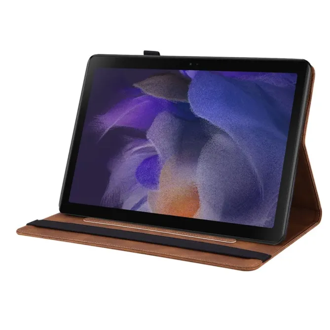Étui Samsung Galaxy Tab A11 / A9 Papillon Fleur Simili Cuir Porte-cart