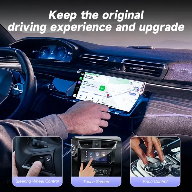 Dongle USB CarPlay Android Auto 2-en-1