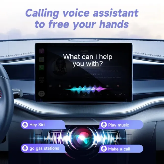 Dongle USB CarPlay Android Auto 2-en-1