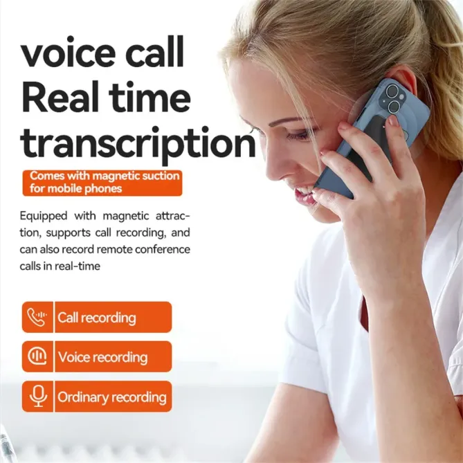Enregistreur Vocal Smart 256GB Aluminium AI