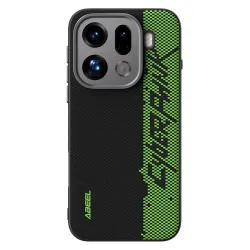 Coque Oppo Find X9 Pro 5G Racing Noir et Vert Compatible MagSafe