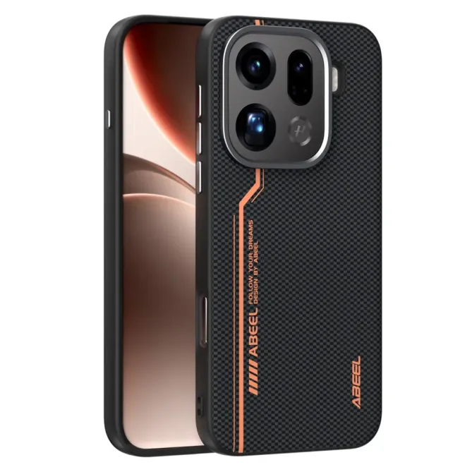 Coque Oppo Find X9 Pro 5G Racing Noir et Orange