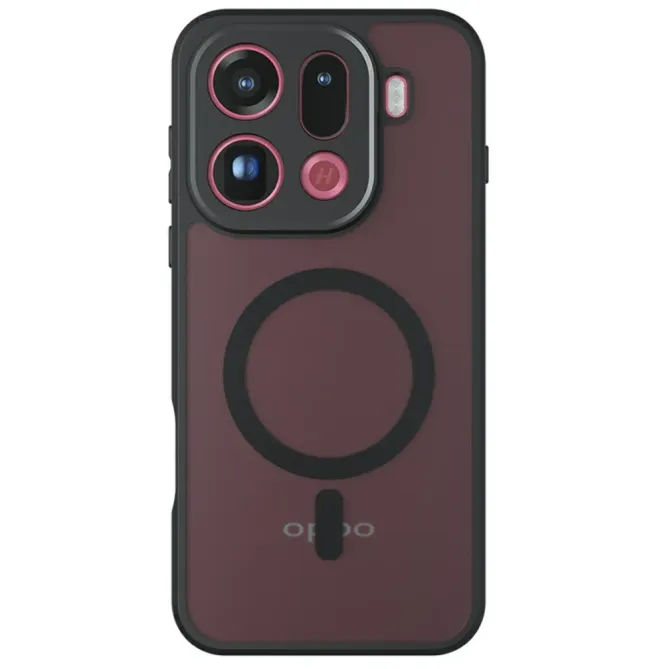 Coque Oppo Find X9 Pro 5G MagSafe Noir Mate Bumper