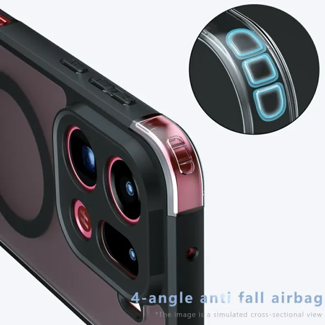 Coque Oppo Find X9 Pro 5G MagSafe Noir Mate Bumper