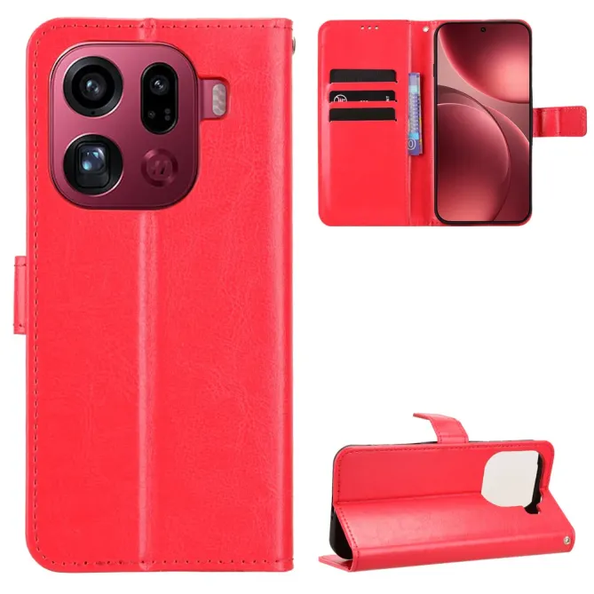 Housse Oppo Find X9 Pro 5G | Cuir Patiné Style Vintage