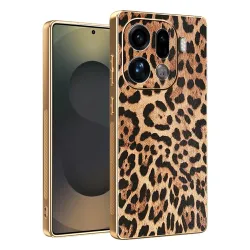 Coque Oppo Find X9 Pro 5G Léopard Doré