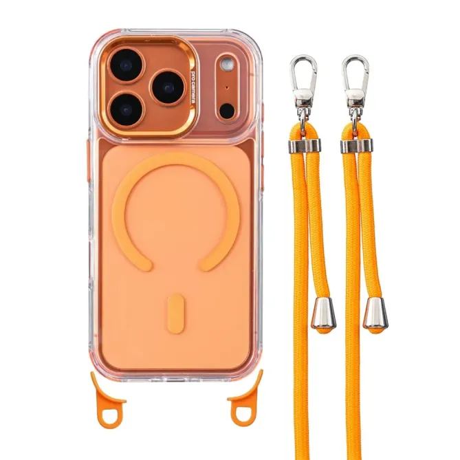 Coque iPhone 17 Pro Max Transparente MagSafe et Cordon