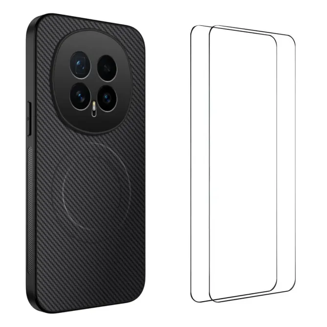 Coque Honor Magic 8 Carbone Magnétique avec 2 Verres Trempés