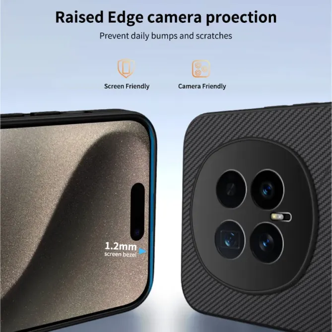 Coque Honor Magic 8 Carbone Magnétique avec 2 Verres Trempés