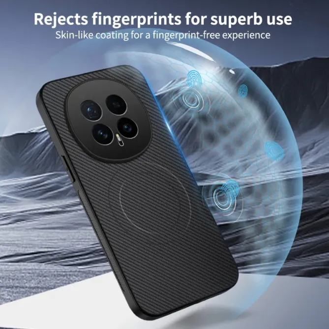 Coque Honor Magic 8 Carbone Magnétique avec 2 Verres Trempés