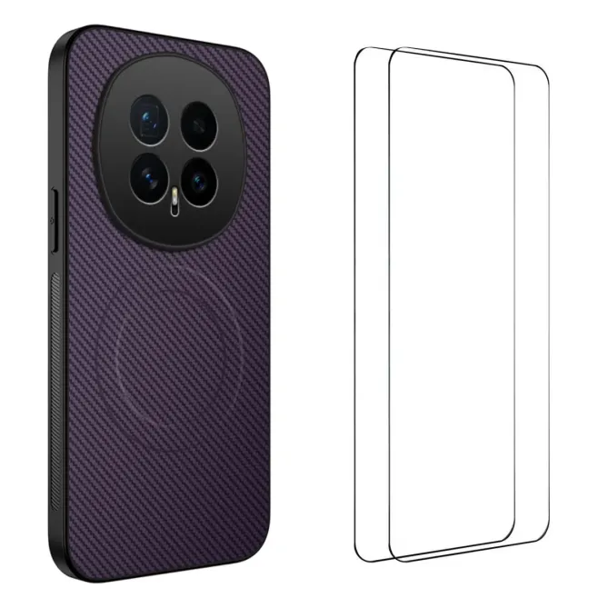 Coque Honor Magic 8 Carbone Magnétique avec 2 Verres Trempés