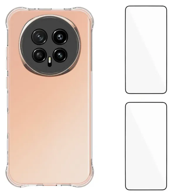 Pack Honor Magic 8 | Coque Coins Renforcés Transparente avec 2 Verre T