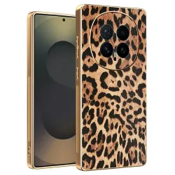 Coque Honor Magic 8 Léopard Doré
