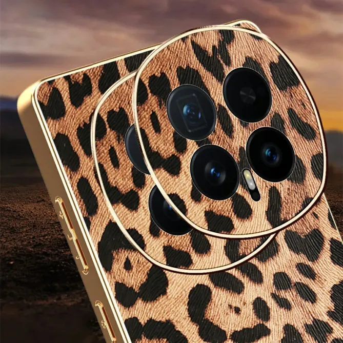 Coque Honor Magic 8 Léopard Doré
