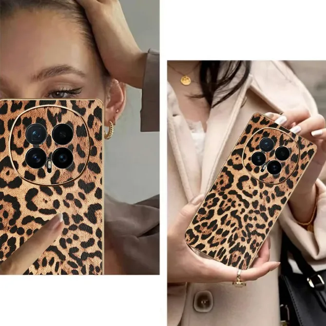 Coque Honor Magic 8 Léopard Doré