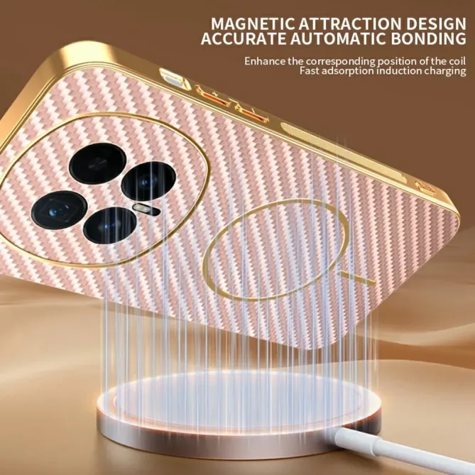 Coque Honor Magic 8 Texture Carbone MagSafe