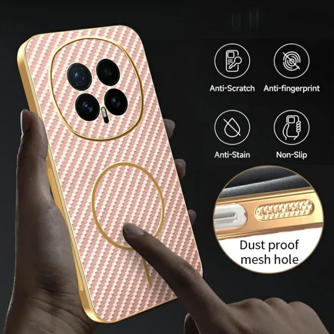 Coque Honor Magic 8 Texture Carbone MagSafe