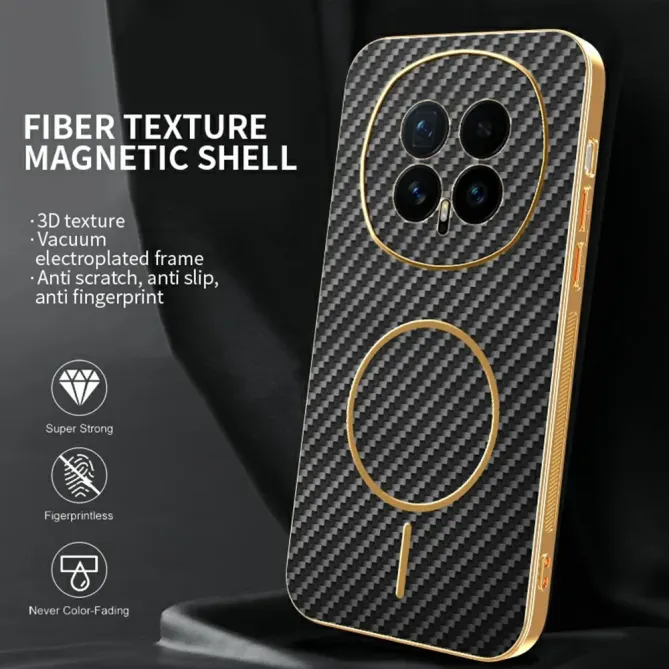 Coque Honor Magic 8 Texture Carbone MagSafe