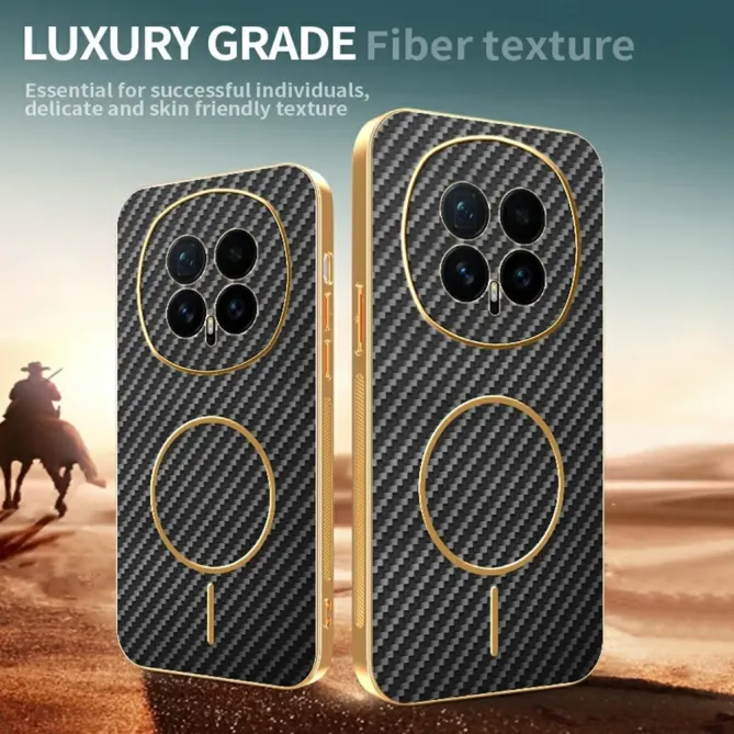 Coque Honor Magic 8 Texture Carbone MagSafe