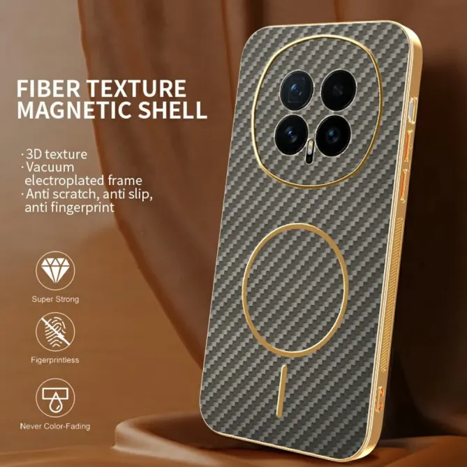 Coque Honor Magic 8 Texture Carbone MagSafe