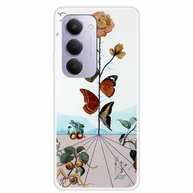 Coque Xiaomi Redmi 15 4G/5G Papillons et Roses