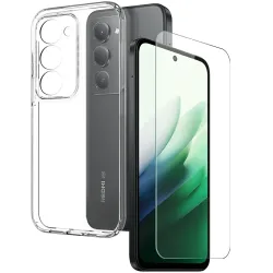 Coque transparente Xiaomi Redmi 15 4G/5G avec protection d'écran en ve