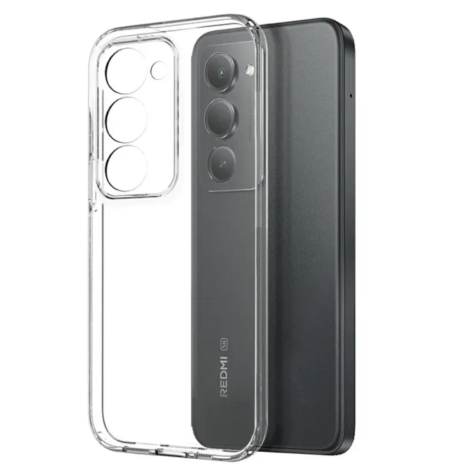 Coque transparente Xiaomi Redmi 15 4G/5G avec protection d'écran en ve