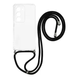 Coque Xiaomi Redmi 15 4G/5G transparente avec cordon | Cléos