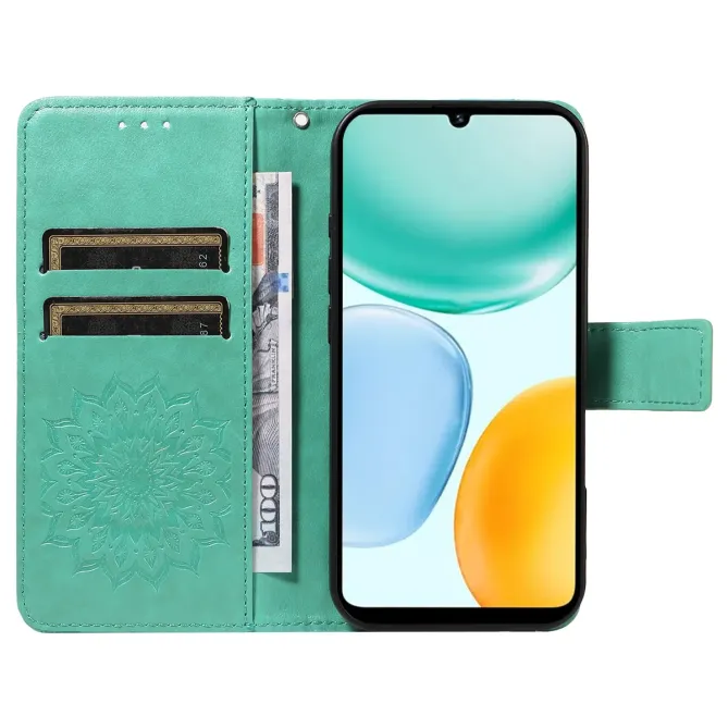 Housse Honor X5C Plus Sunflower à lanière