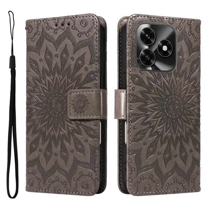 Housse Honor X5C Plus Sunflower à lanière