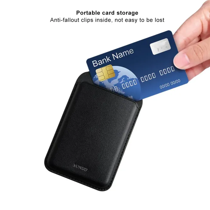 Porte-cartes Cuir Véritable MagSafe XUNDD | PRIME