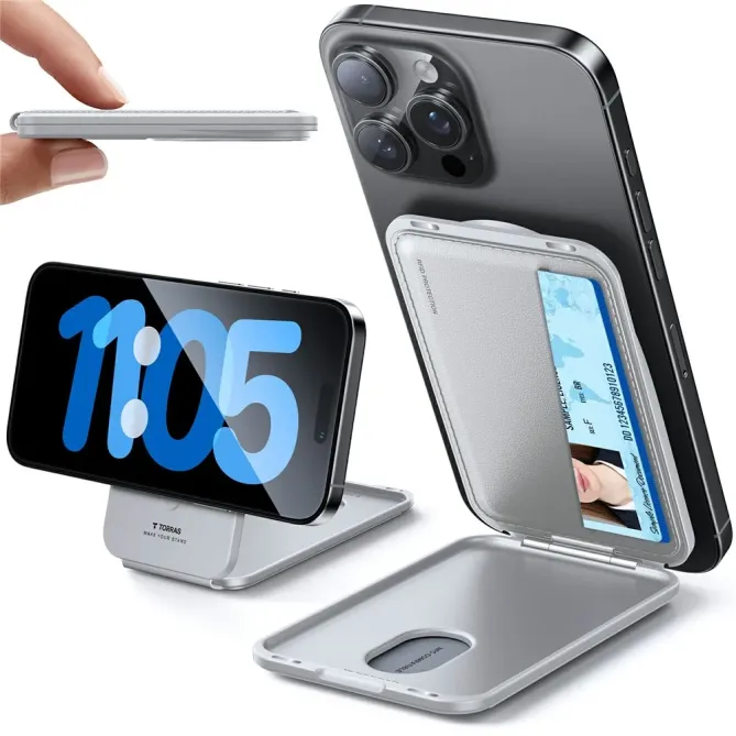 Porte-cartes MagSafe 360° Rotatif | AXIOM