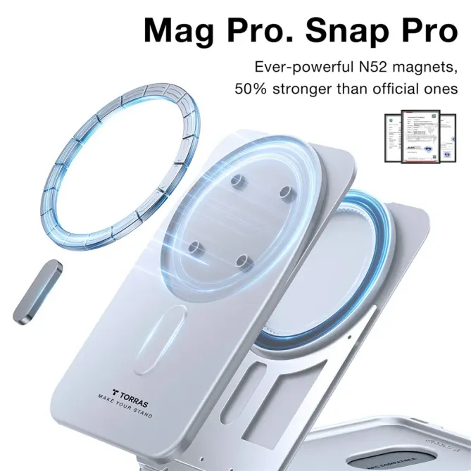 Porte-cartes MagSafe 360° Rotatif | AXIOM