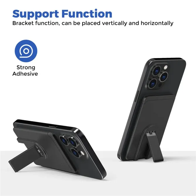 Porte-cartes silicone adhésif WG133, étui smartphone fin et léger