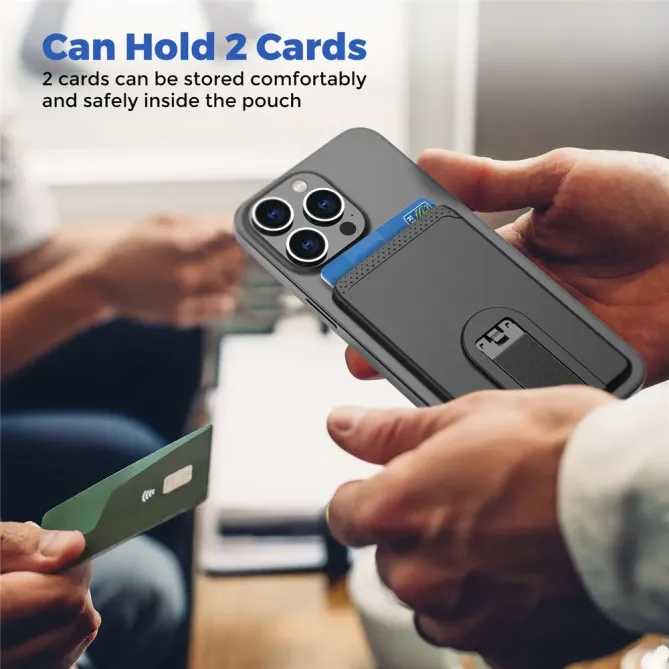 Porte-cartes silicone adhésif WG133, étui smartphone fin et léger