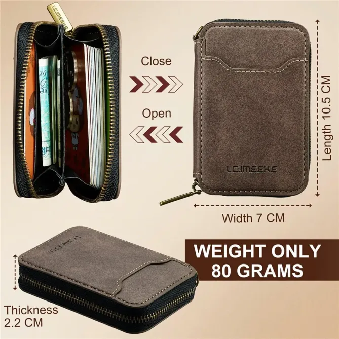 Portefeuille Magnétique Zip L6 RFID | SAFEZIP