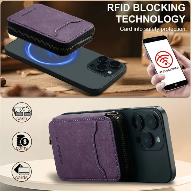 Portefeuille Magnétique Zip L6 RFID | SAFEZIP