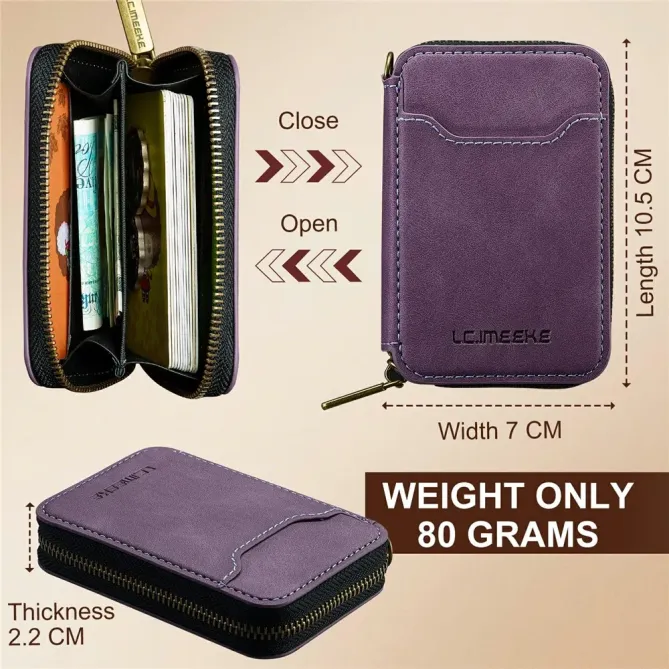 Portefeuille Magnétique Zip L6 RFID | SAFEZIP