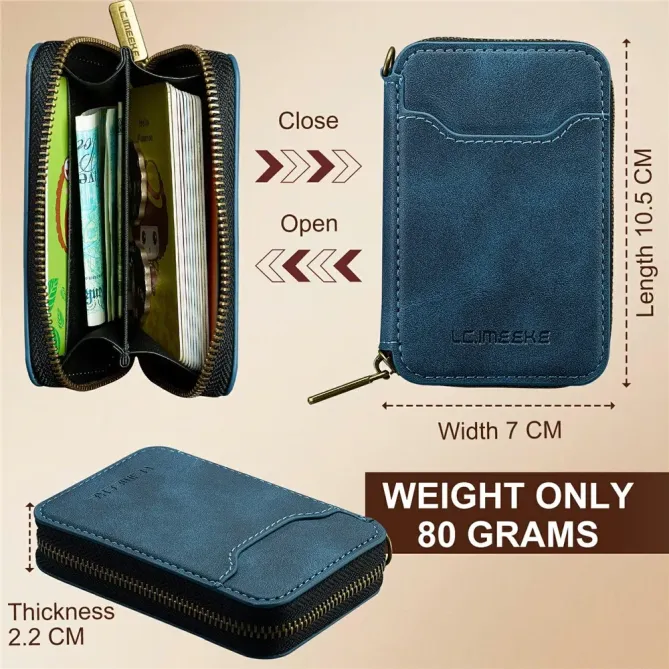 Portefeuille Magnétique Zip L6 RFID | SAFEZIP