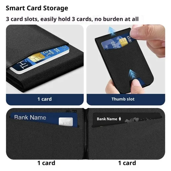 Porte-cartes Anti-Perte Cuir MagSafe | TRACE