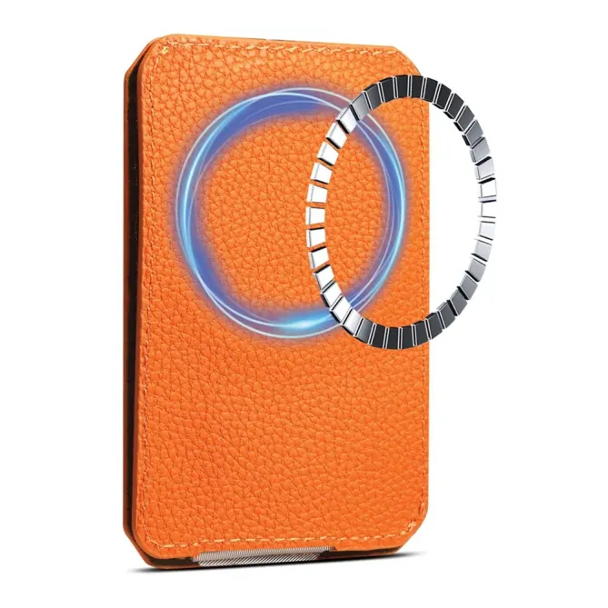 Porte-cartes Magnétique V22 Cuir Grainé | MILAN