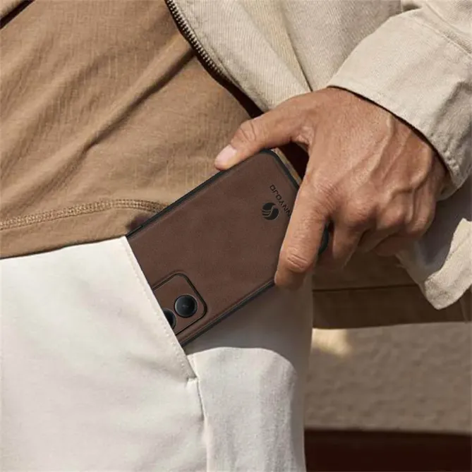 Coque Xiaomi Redmi 15 4G/5G finition cuir rétro | Éloïse