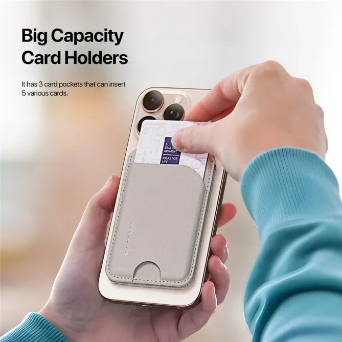 Porte-cartes MagSafe DUX DUCIS Neva | Support 165°