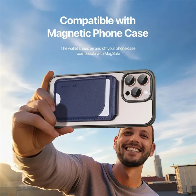 Porte-cartes MagSafe DUX DUCIS Neva | Support 165°