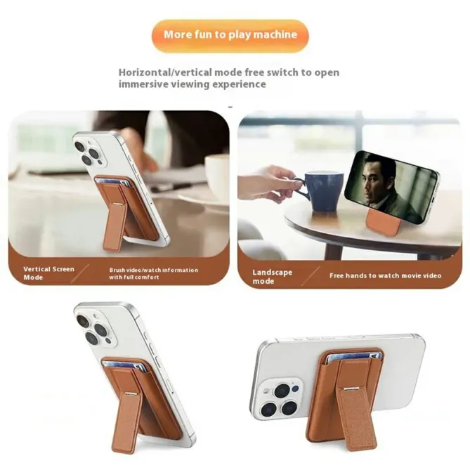 Porte-cartes Kickstand MagSafe Multi-Cartes | Série iPhone