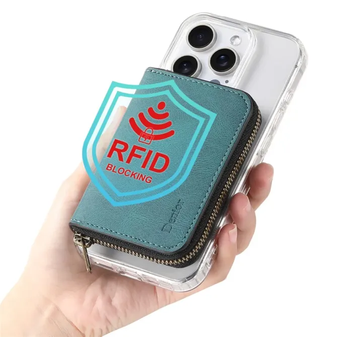 Porte-cartes Zippé MagSafe | Toucher Doux