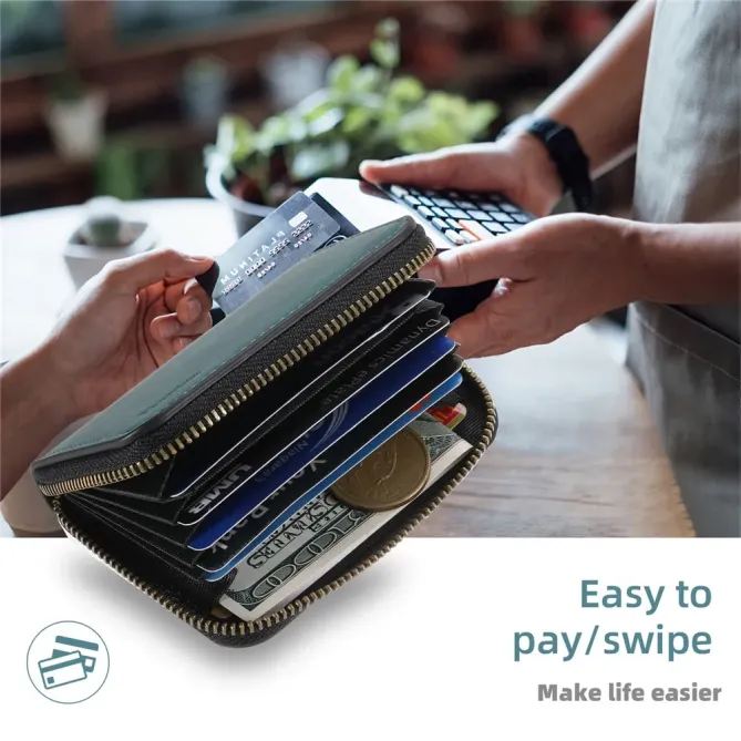 Porte-cartes Zippé MagSafe | Toucher Doux